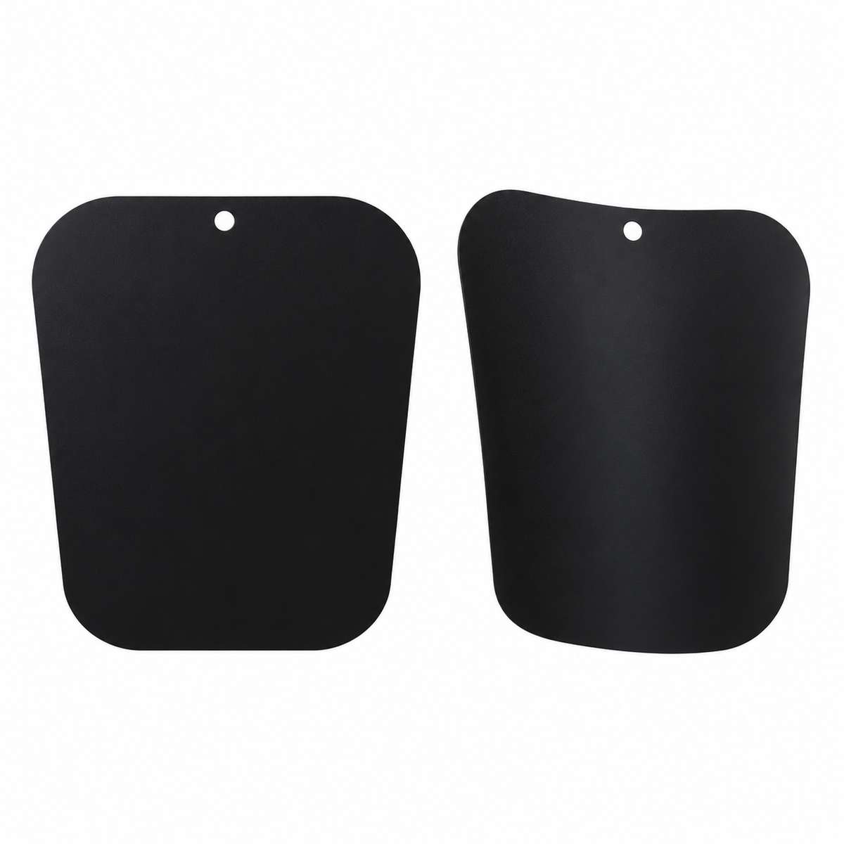Black Boot Shaper Sheets, Set of 2 on a white background.